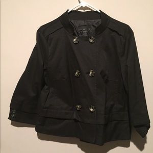 Vintage Crop six button blazer